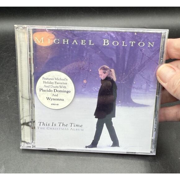 Michael Bolton CD This is the Time The Christmas Album Columbia Records EX -D - Picture 1 of 4